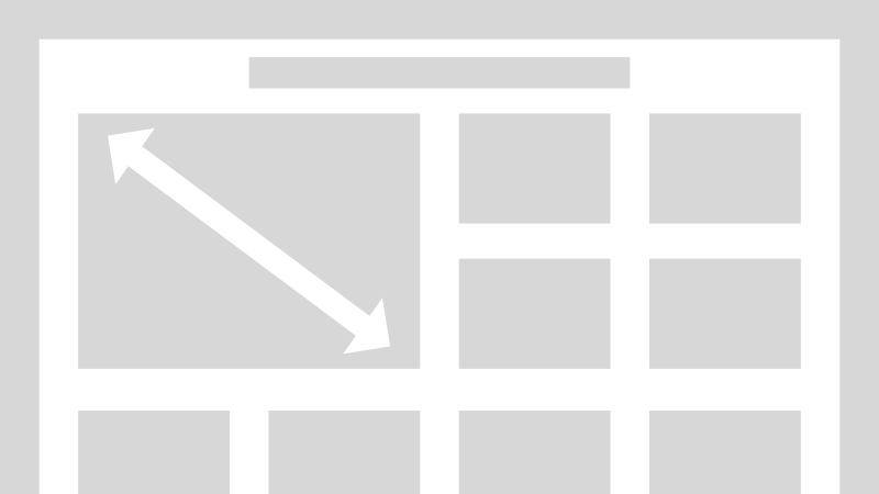 A wireframe of a website highlighting the aspect r